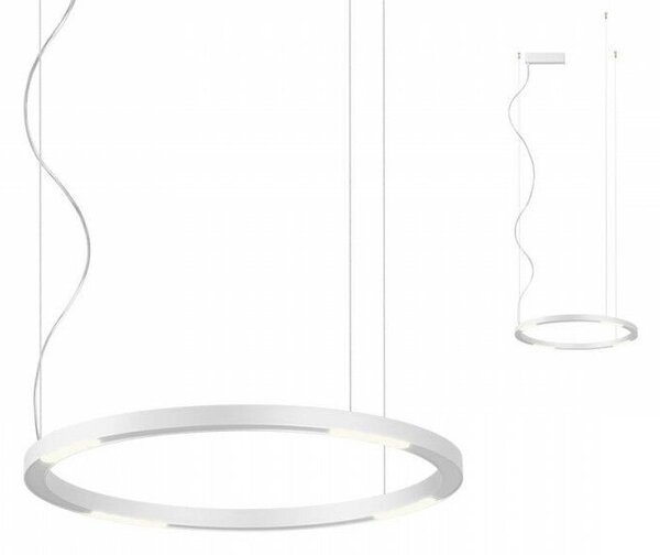 LED csillár, UNION, 60 cm, fehér