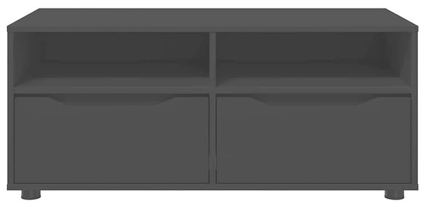 VidaXL TV szekrény fiókkal Fekete 100 x 48 x 43 cm Faanyag
