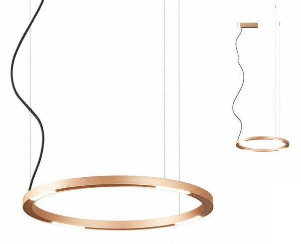 LED csillár, UNION, 60 cm, matt arany színű