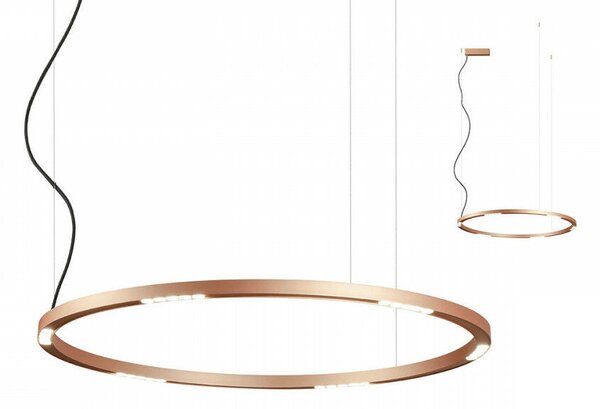 UNION LED csillár, 90 cm, matt arany