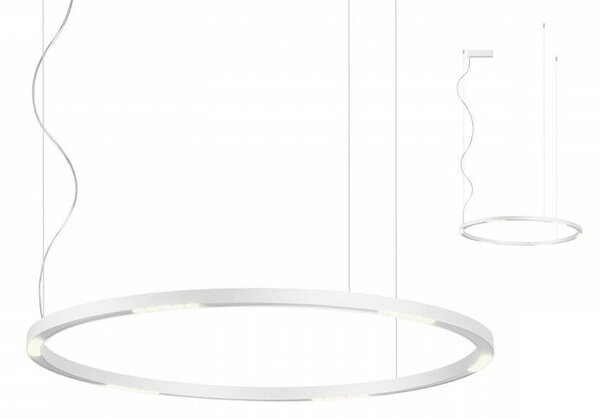 UNION LED csillár, fehér, 90 cm