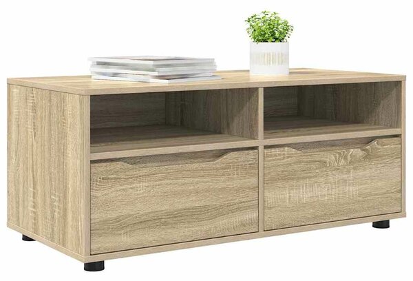 VidaXL TV szekrény fiókkal Sonoma tölgy 100 x 48 x 43 cm Faanyag