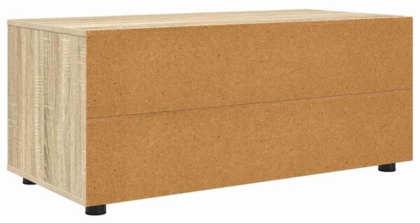 VidaXL TV szekrény fiókkal Sonoma tölgy 100 x 48 x 43 cm Faanyag