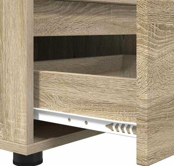 VidaXL TV szekrény fiókkal Sonoma tölgy 100 x 48 x 43 cm Faanyag