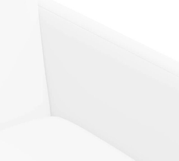 VidaXL Étkező Székek kerekekkel 2 pcs Fehér 57 x 66 x 94 cm Műbőr