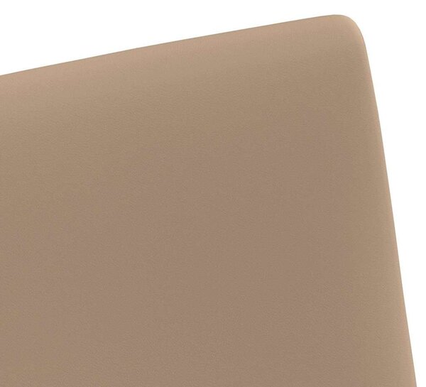 VidaXL Étkező Székek kerekekkel 2 pcs Cappuccino 57 x 66 x 94 cm Műbőr