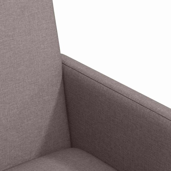 VidaXL Étkező Székek kerekekkel 2 pcs Tópszínű 57 x 66 x 94 cm szövet