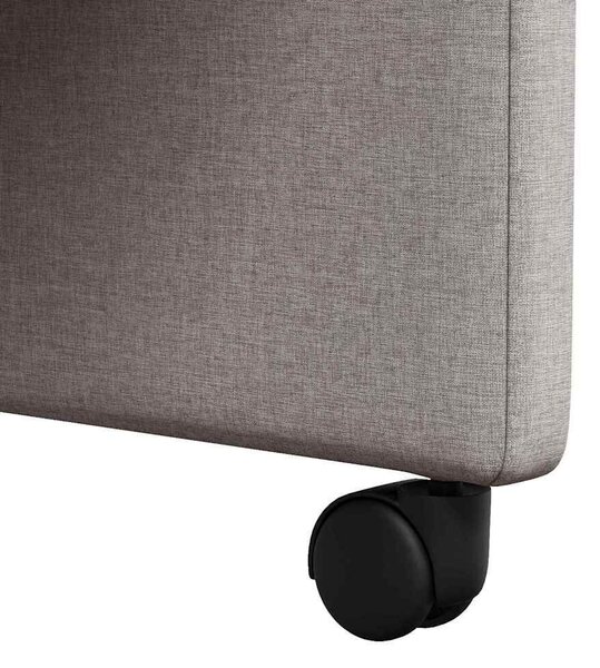 VidaXL Étkező Székek kerekekkel 2 pcs Tópszínű 57 x 66 x 94 cm szövet