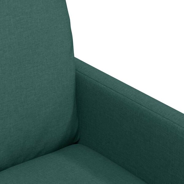 VidaXL Étkező Székek 2 pcs Sötétzöld 57 x 67 x 98 cm szövet