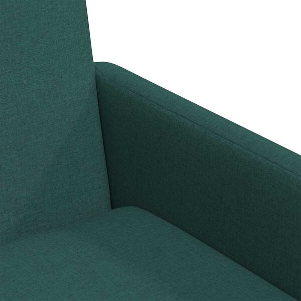 VidaXL Étkező Székek 2 pcs Sötétzöld 57 x 67 x 95 cm szövet