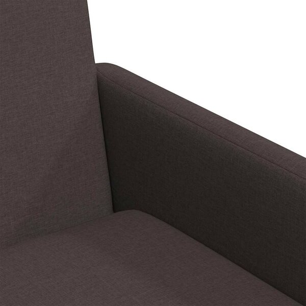 VidaXL Étkező Székek 2 pcs sötétbarna 57 x 67 x 95 cm szövet