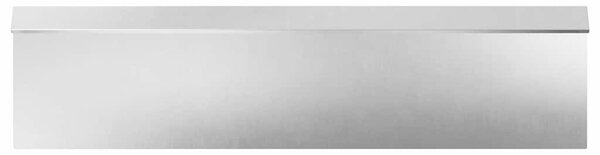 VidaXL Csiga kerítés 16 db 100 x 3,5 x 25 cm Rozsdamentes Acél Ezüst