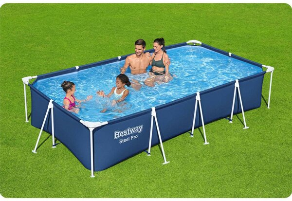 Bestway 56405N Kerti medence vázzal 400 x 211 x 81 cm 4 az 1-ben (56405N)