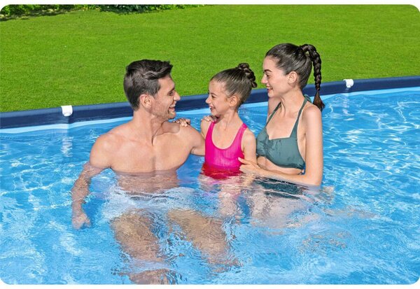 Bestway 56405N Kerti medence vázzal 400 x 211 x 81 cm 4 az 1-ben (56405N)