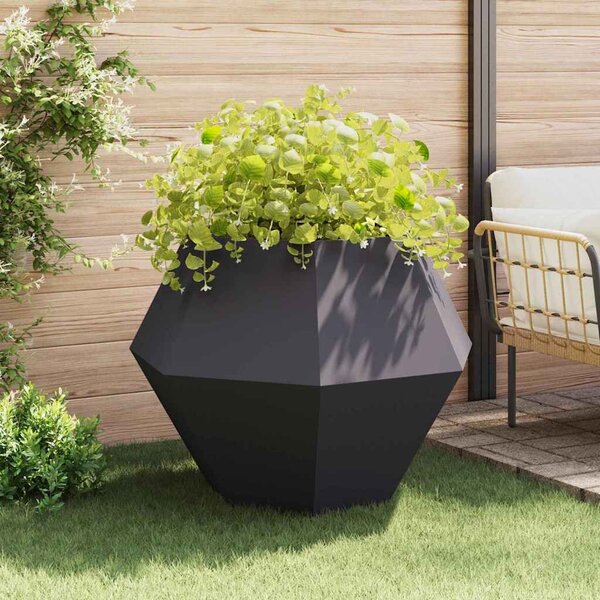 VidaXL Növénytartó 2 pcs Antracit 100 x 100 x 80 cm Acél