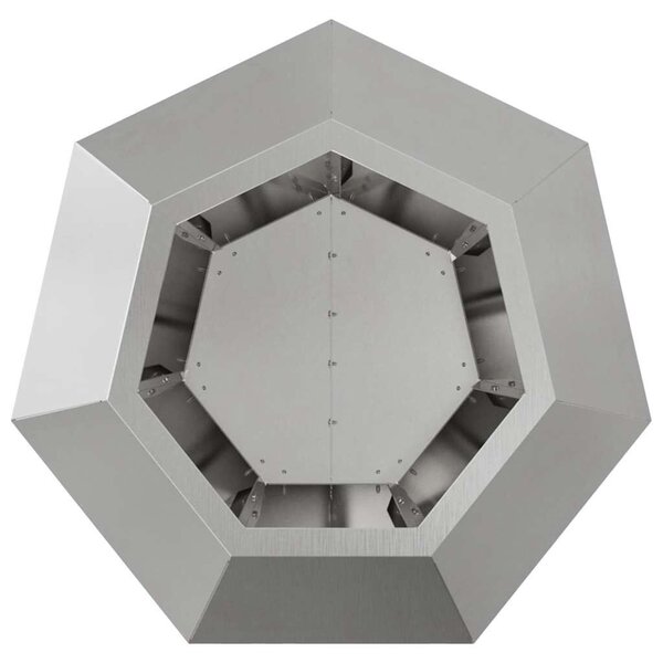VidaXL Növénytartó 2 pcs Ezüst 50 x 50 x 40 cm Rozsdamentes acél