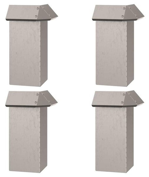 VidaXL Csiga kerítések 20 db 100 x 3,5 x 25 cm Időjárásálló acél