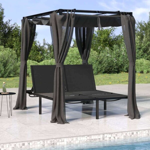 RelaxDays Dupla Napozóágy Pavilonnal - 207x153x204 cm