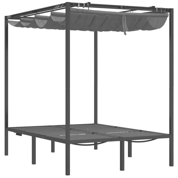 RelaxDays Dupla Napozóágy Pavilonnal - 207x153x204 cm