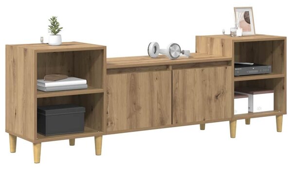 VidaXL TV szekrény Artisan tölgy 160 x 35 x 55 cm Faanyag