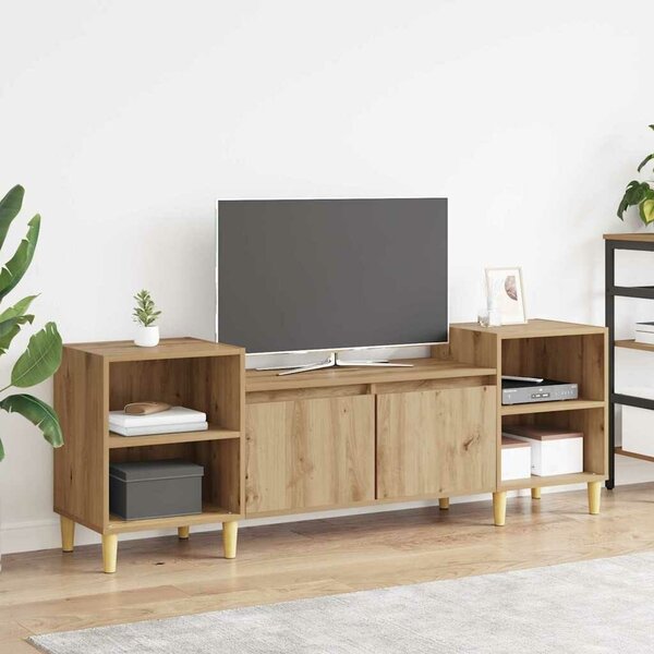 VidaXL TV szekrény Artisan tölgy 160 x 35 x 55 cm Faanyag