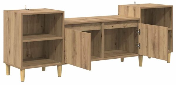 VidaXL TV szekrény Artisan tölgy 160 x 35 x 55 cm Faanyag