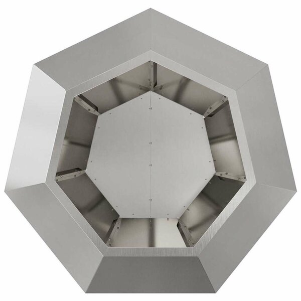 VidaXL Növénytartó 2 pcs Ezüst 75 x 75 x 60 cm Rozsdamentes acél