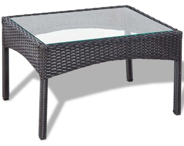 VidaXL Polyrattan Kerti Bútorszett - 4 részes