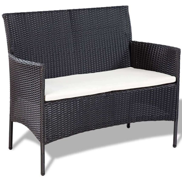VidaXL Polyrattan Kerti Bútorszett - 4 részes