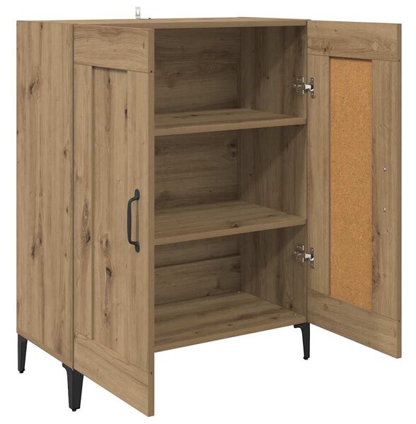 VidaXL Széf Artisan tölgy 69,5 x 34 x 90 cm Szerelt Fa
