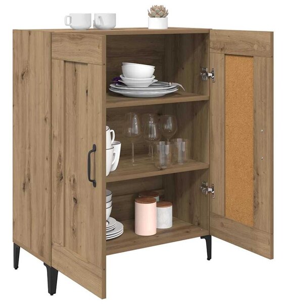 VidaXL Széf Artisan tölgy 69,5 x 34 x 90 cm Szerelt Fa