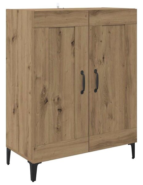 VidaXL Széf Artisan tölgy 69,5 x 34 x 90 cm Szerelt Fa