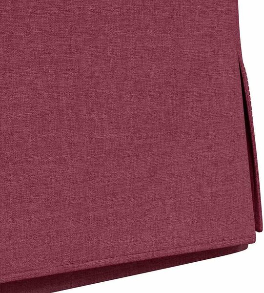 VidaXL Étkező Székek 2 pcs bordó 57 x 67 x 98 cm szövet