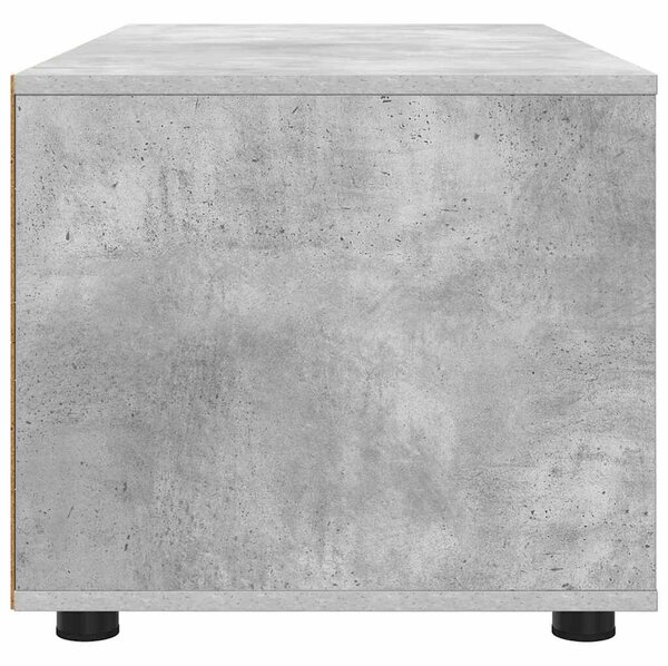 VidaXL TV szekrény fiókkal Beton Szürke 100 x 48 x 43 cm Faanyag