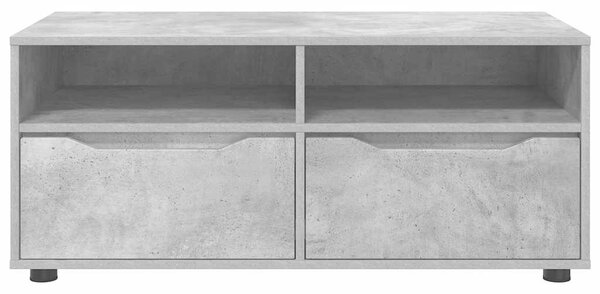 VidaXL TV szekrény fiókkal Beton Szürke 100 x 48 x 43 cm Faanyag