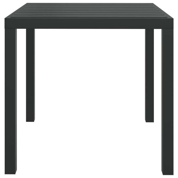 Polyrattan Kerti Étkezőgarnitúra - 5 részes - Szürke