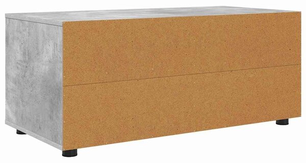 VidaXL TV szekrény fiókkal Beton Szürke 100 x 48 x 43 cm Faanyag