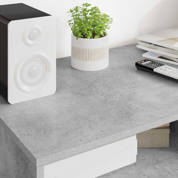 VidaXL TV szekrény fiókkal Beton Szürke 100 x 48 x 43 cm Faanyag