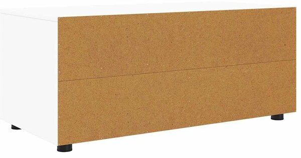 VidaXL TV szekrény fiókkal Fehér 100 x 48 x 43 cm Faanyag
