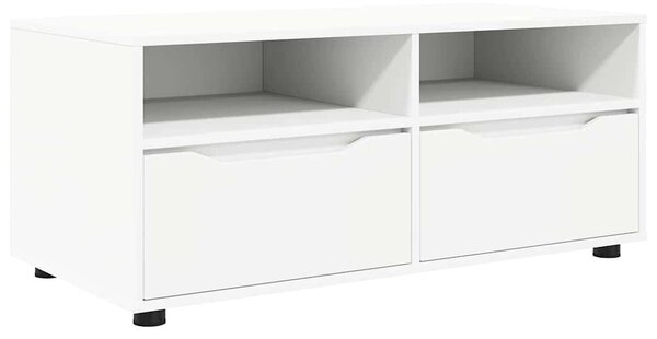 VidaXL TV szekrény fiókkal Fehér 100 x 48 x 43 cm Faanyag