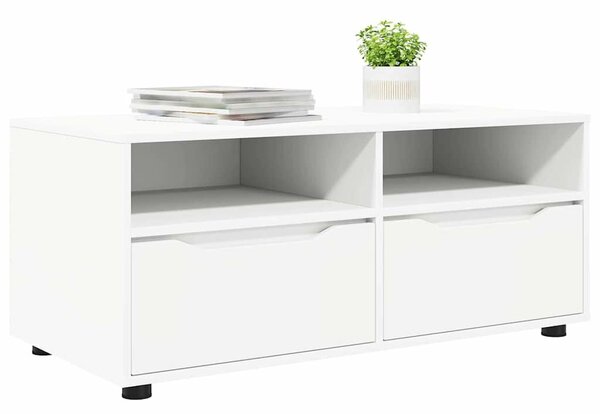 VidaXL TV szekrény fiókkal Fehér 100 x 48 x 43 cm Faanyag