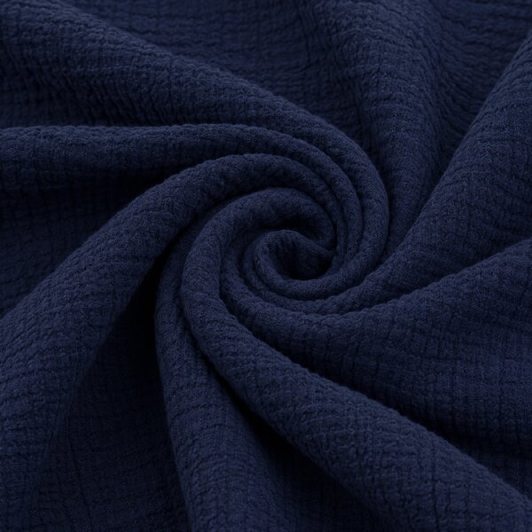 Muszlin ágynemű Dark Navy Ágynemű mérete: Gyermek méret 90x135 cm, A csomag tartalma: Készletcsomagolás