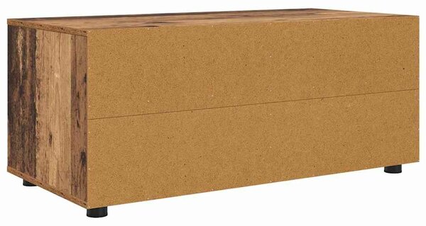 VidaXL TV szekrény fiókkal Öreg fa 100 x 48 x 43 cm Faanyag