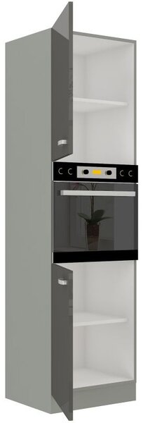 ULLERIKE konyhaszekrény beépített sütőhöz - szélesség 60 cm, szürke