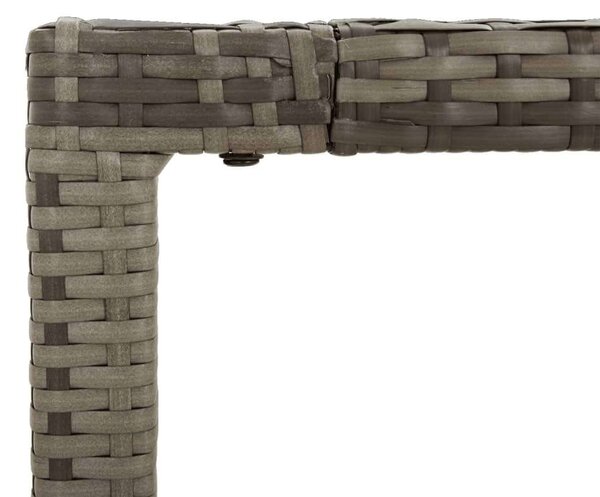 VidaXL Polyrattan Kerti Étkezőgarnitúra - 7 Fős