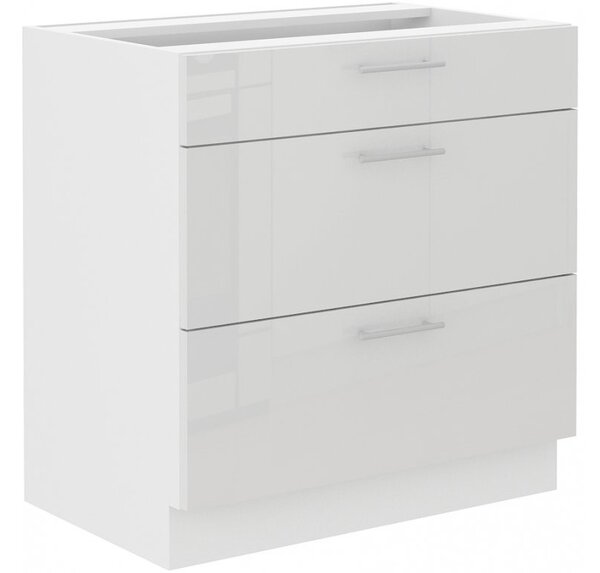 LAJLA alsó fiókos szekrény - szélesség 80 cm, fehér