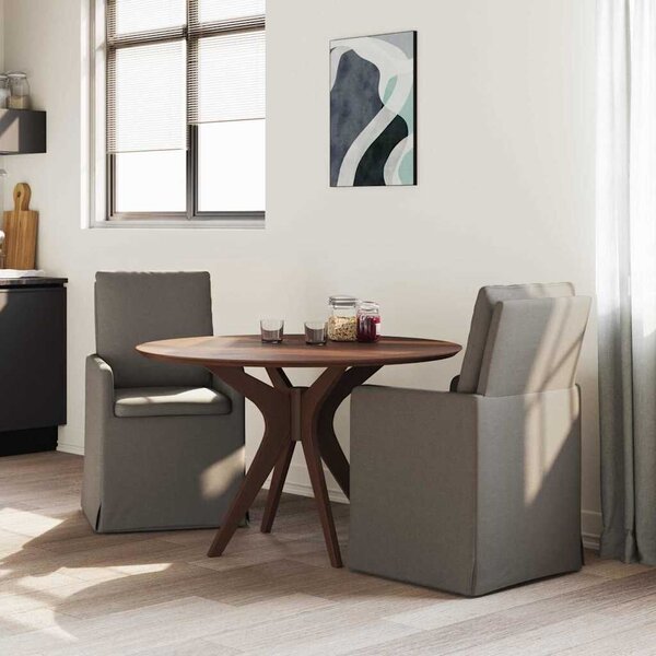 VidaXL Étkező Székek 2 pcs Világosszürke 57 x 67 x 98 cm Vászon