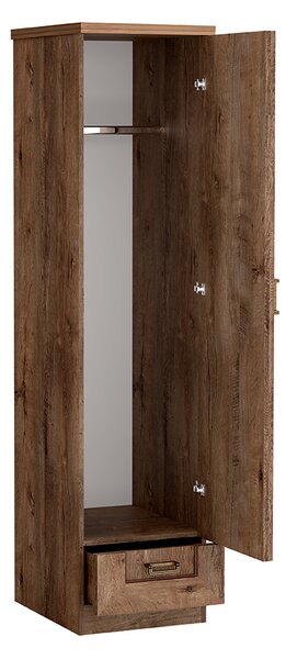 GIADA egyajtós gardróbszekrény - szélesség 46 cm, lefkas tölgyfa