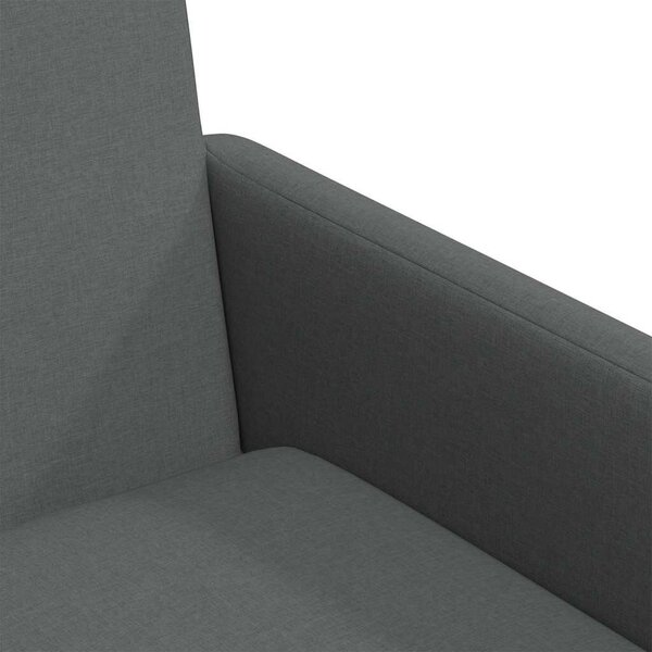 VidaXL Étkező Székek 2 pcs Sötétszürke 57 x 67 x 95 cm szövet