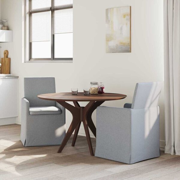 VidaXL Étkező Székek 2 pcs Világosszürke 57 x 67 x 95 cm szövet